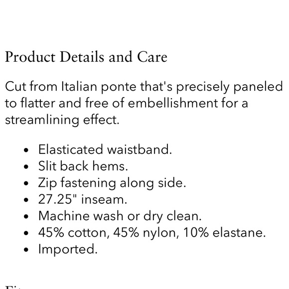 Vince Ponte Front Seam Pants - Picture 5 of 11